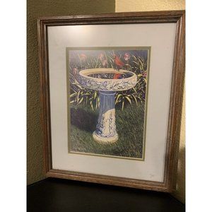 Original Artwork Framed  Signed, Letter from Artist, Multimedia “Reflection”